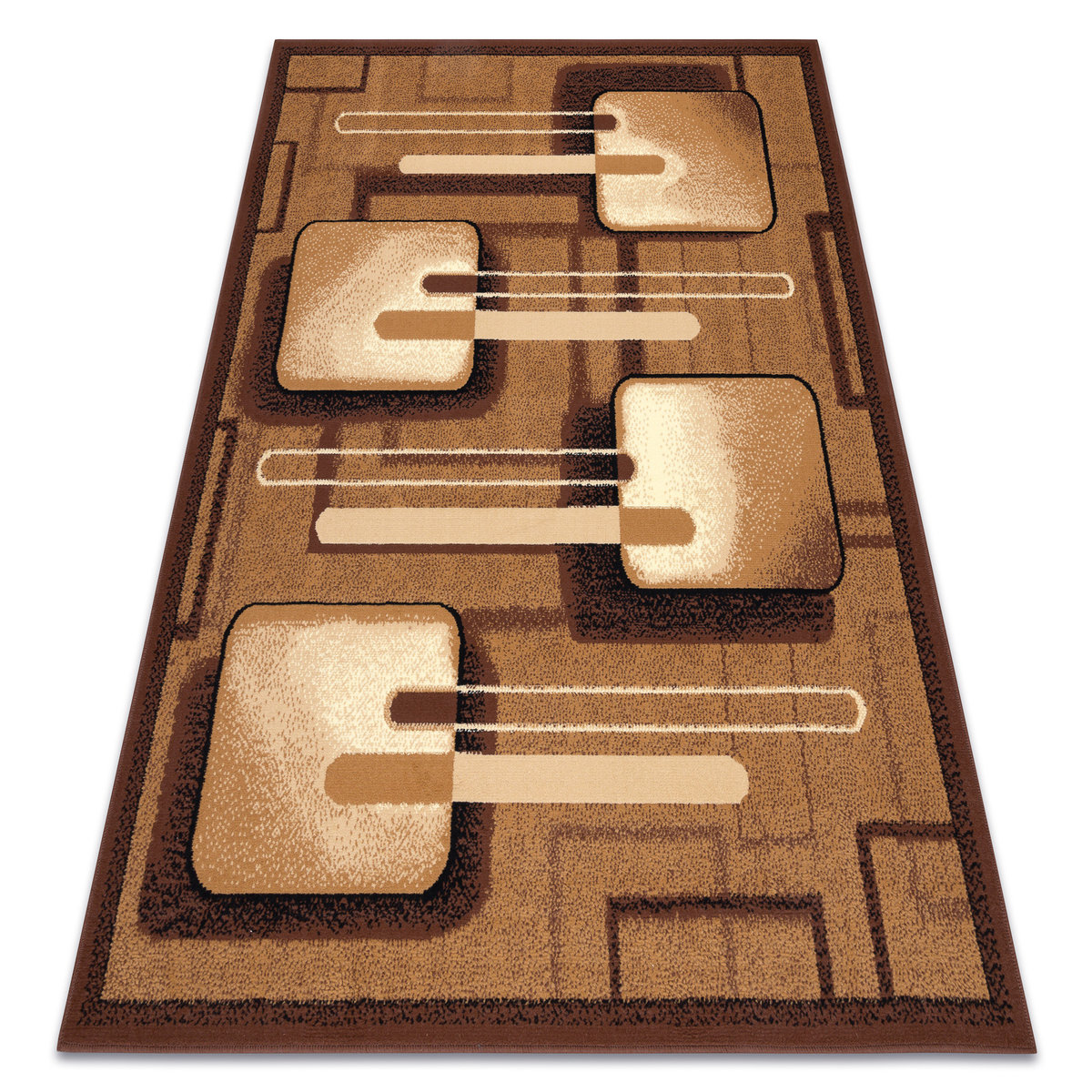 Dywan BCF Morad MALINA klasyczny - brązowy, 160x220 cm