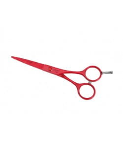 Fox Color, nożyczki fryzjerskie czerwone, 5.5”
