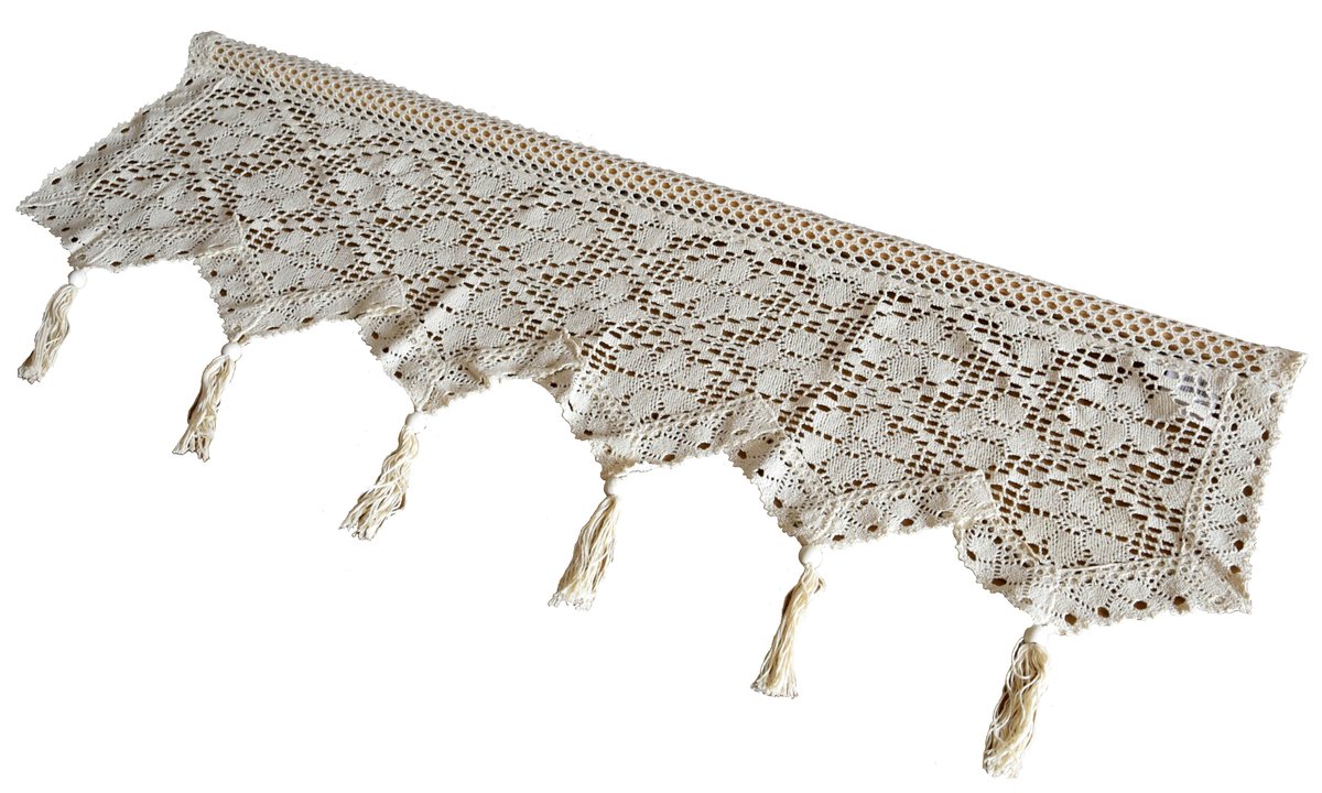 FIRANKA Szydełkowa Koronkowe Zazdrostki 30/100 Beż