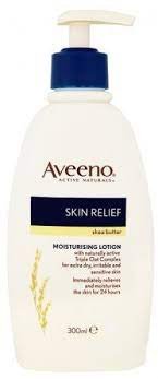 Aveeno Balsam do aveeno Skin relief wilgoć z Shea Butter zapewniającą dodatkowe suchej skóry 300 ML 7520000