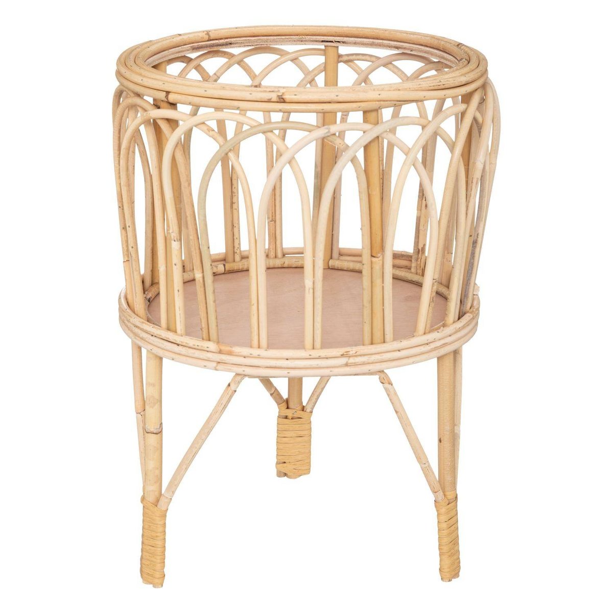 Podstawka pod doniczkę, rattanowa osłonka, Ø 32 cm