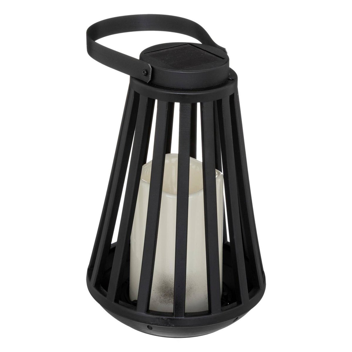 Lampion solarny Brit, efekt płomienia, wys. 21,5 cm