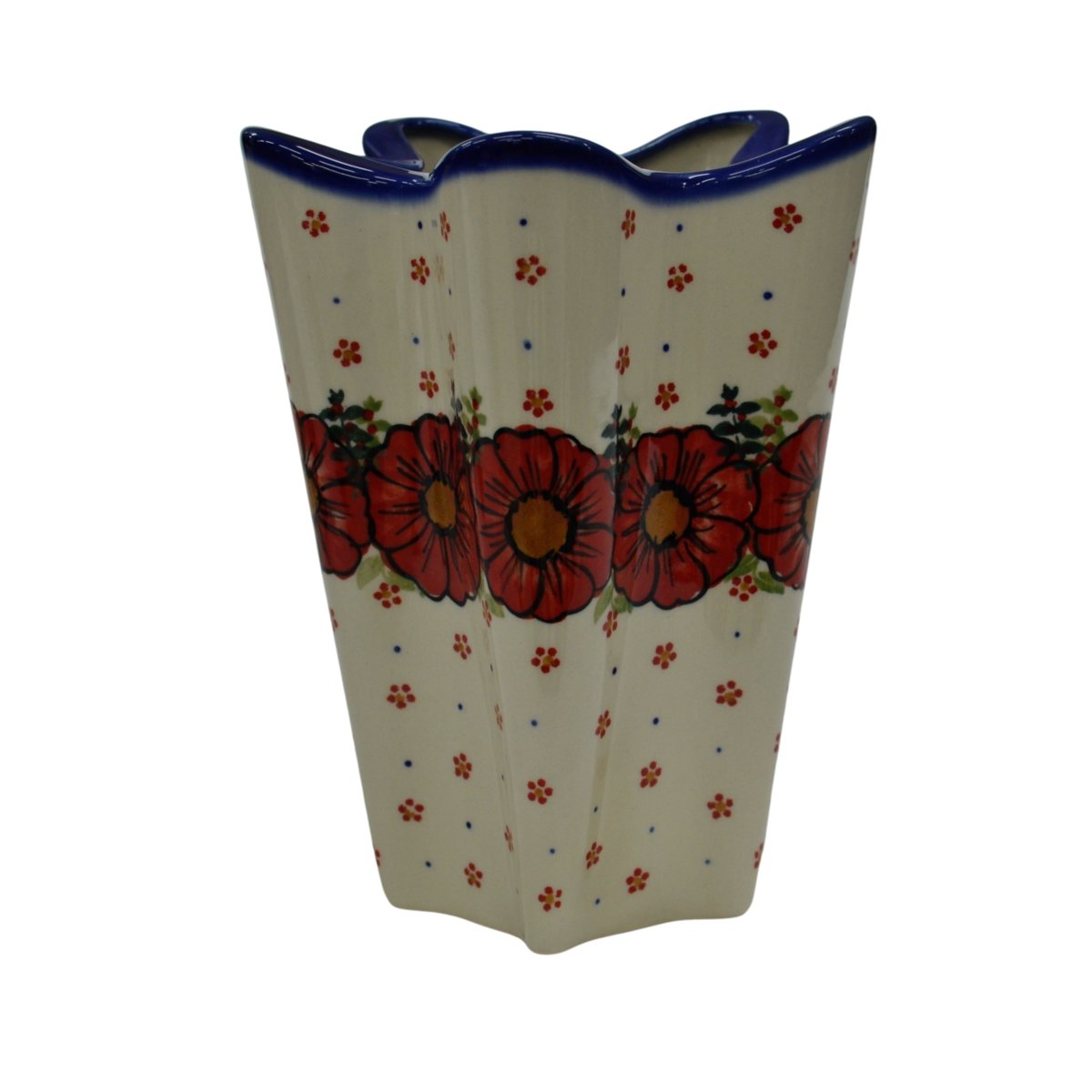 Ceramiczny wazon Lilia Ceramika Bolesławiec