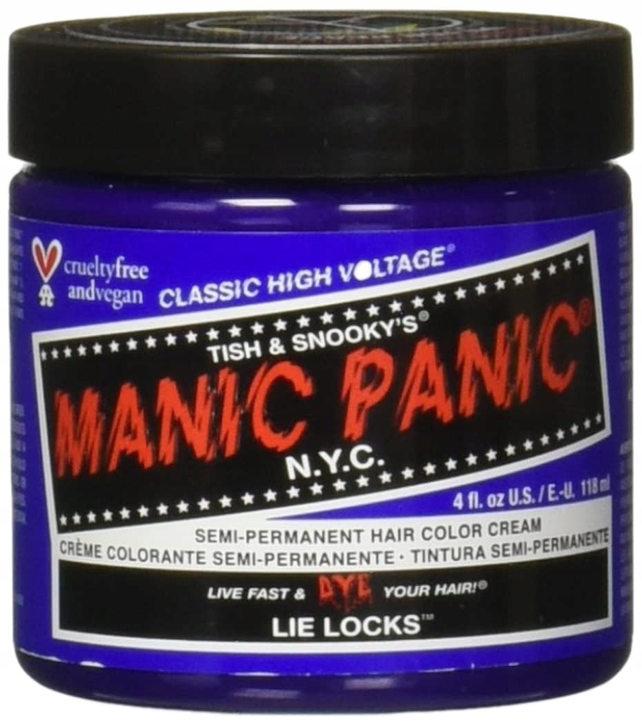 Manic Panic, Farba do włosów, Lie Locks, 118ml