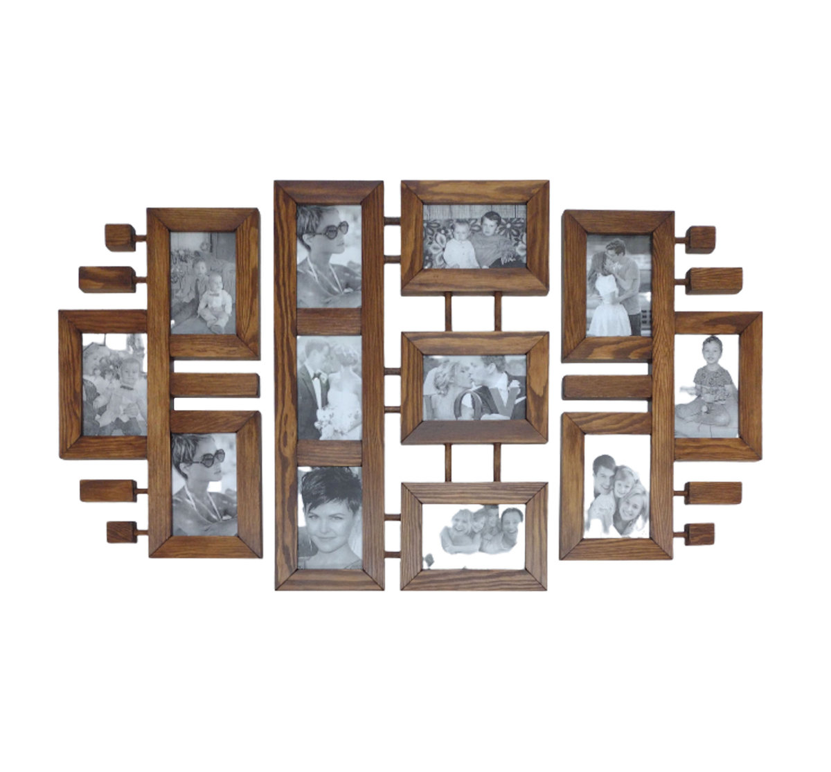 Multirama z drewna Ramka na zdjęcia 10x15cm Orzech włoski