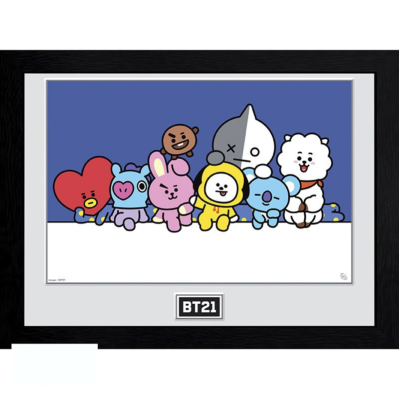 Plakat w ramce BT21 - 