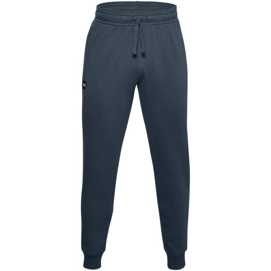 Spodnie męskie Under Armour Rival Fleece Jogger granatowe 1357128 408-L