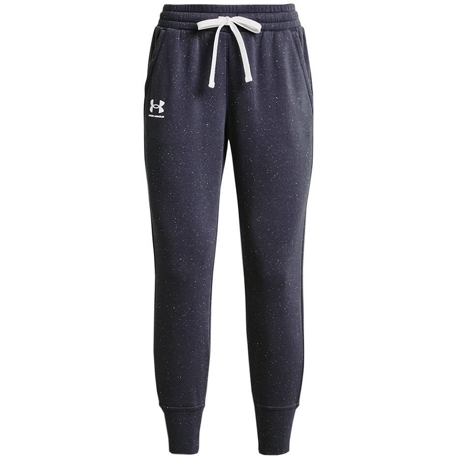 Spodnie damskie Under Armour Rival Fleece Jogger szare 1356416 558-M