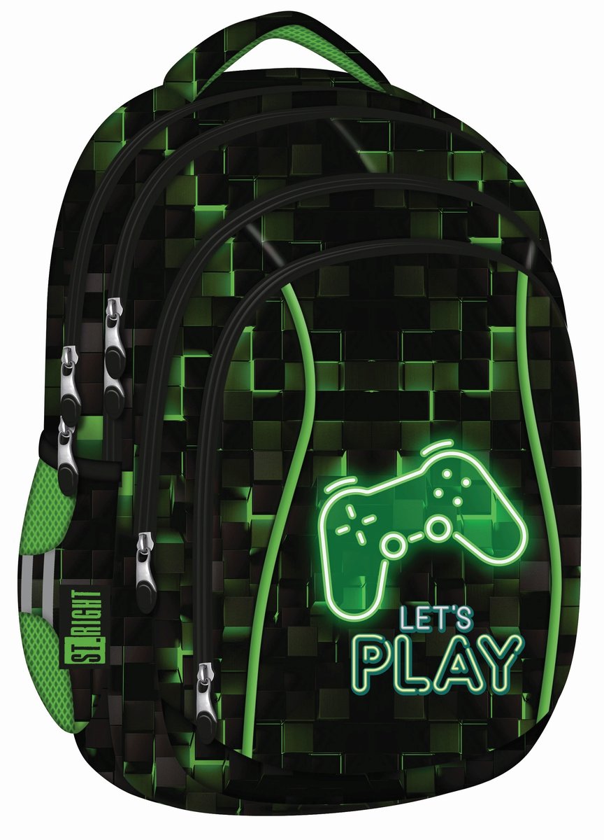 Plecak szkolny 4-komorowy BP4 DARK GAME 1szt.