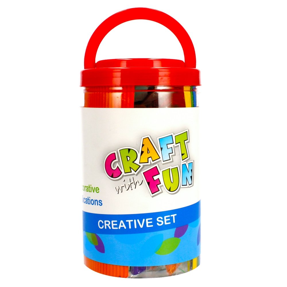 Zestaw kreatywny 500 el. mix - Craft with Fun