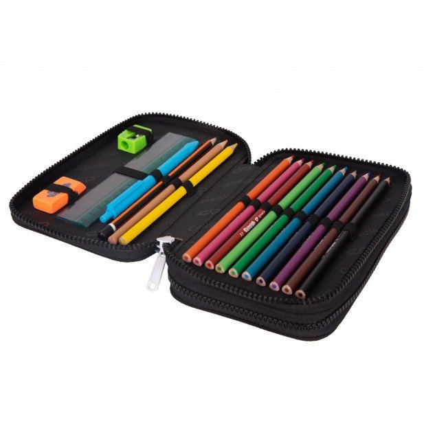 Piórnik z wyposażeniem Coolpack Jumper 2 Let's Gol