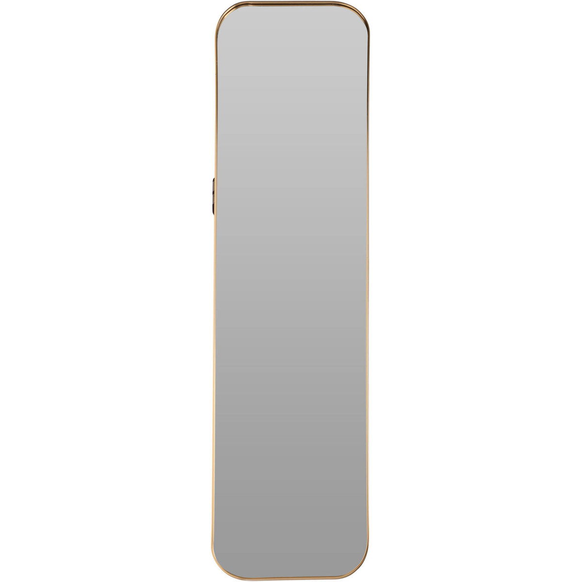 Lustro prostokątne w złotej ramie, duże, 115 x 30 cm