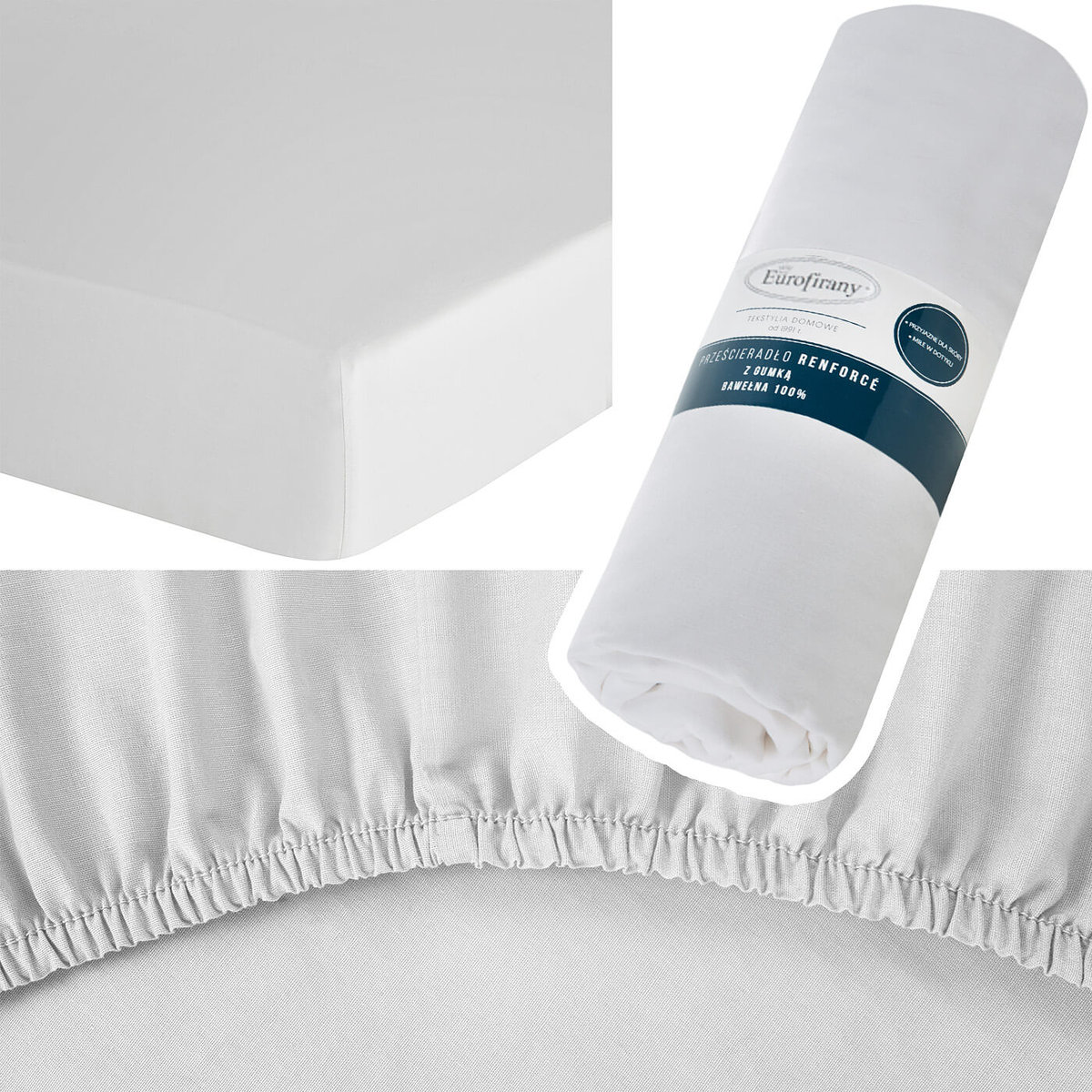 Prześcieradło Z Gumką Bawełna Renforce 140X200 +30 Różne kolory!