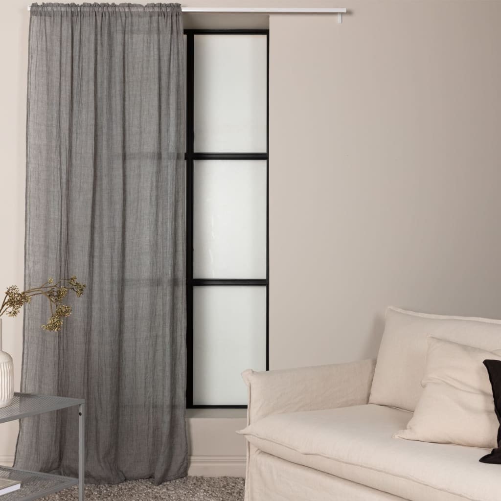 Venture Home Zasłona Elena, 240x135 cm, poliestrowa, ciemnoszara