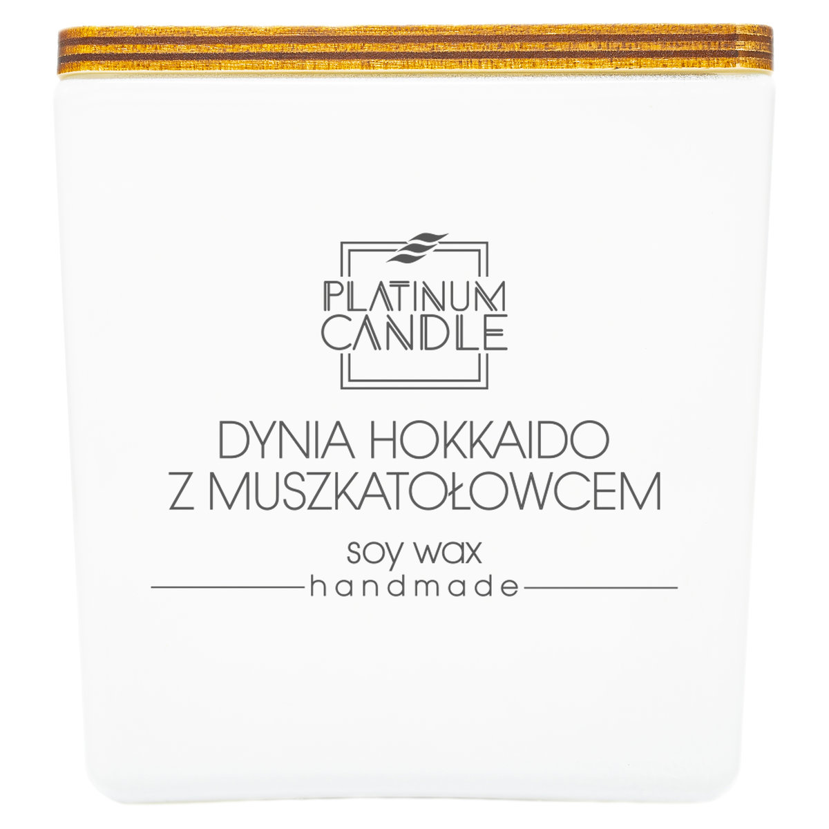 Świeca sojowa zapachowa DYNIA HOKKAIDO Z MUSZKATOŁOWCEM 220g