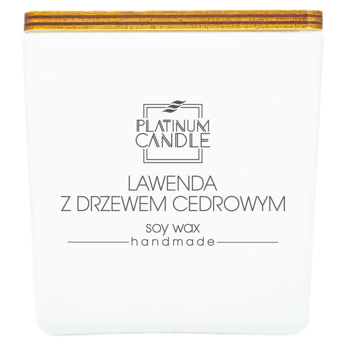 Świeca sojowa zapachowa LAWENDA Z DRZEWEM CEDROWYM 220g