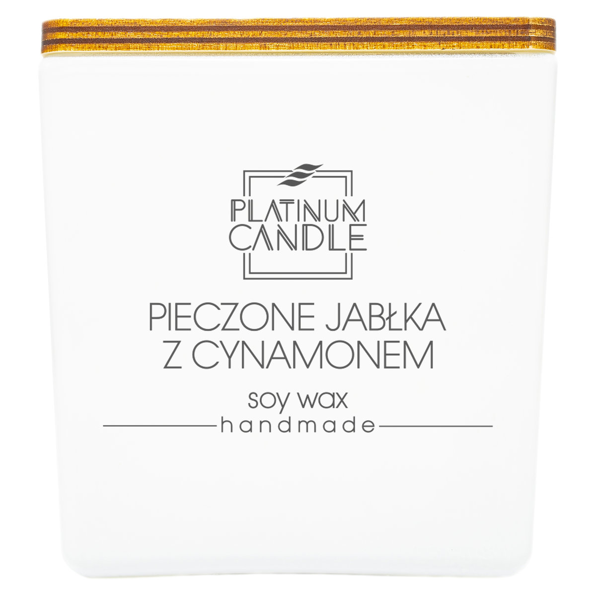 Świeca sojowa zapachowa PIECZONE JABŁKA Z CYNAMONEM 220g