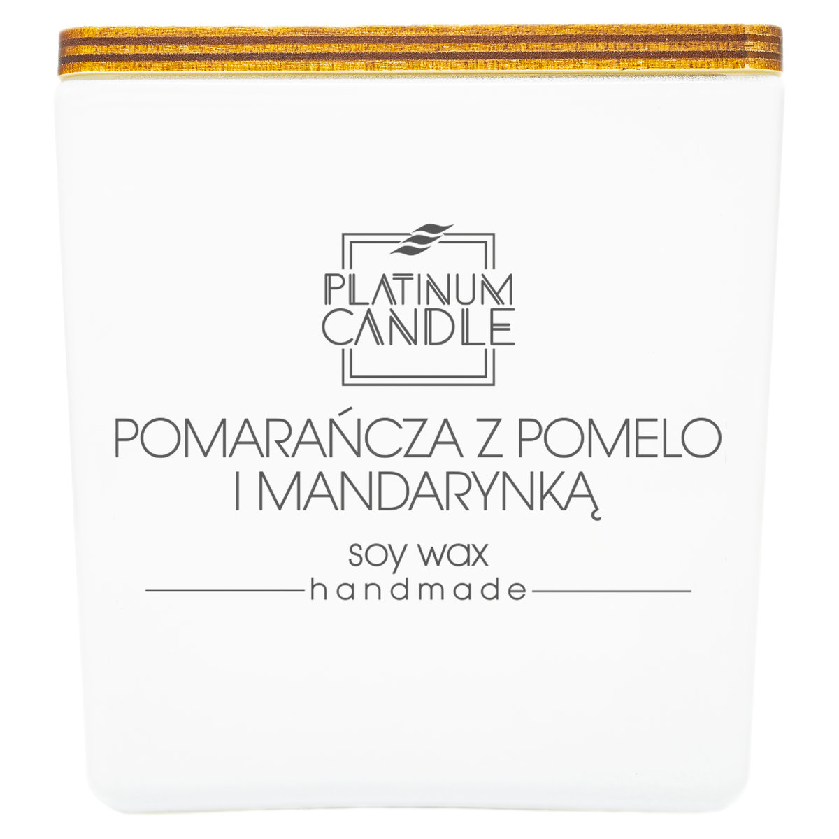 Świeca sojowa zapachowa POMARAŃCZA Z POMELO I MANDARYNKĄ 220g