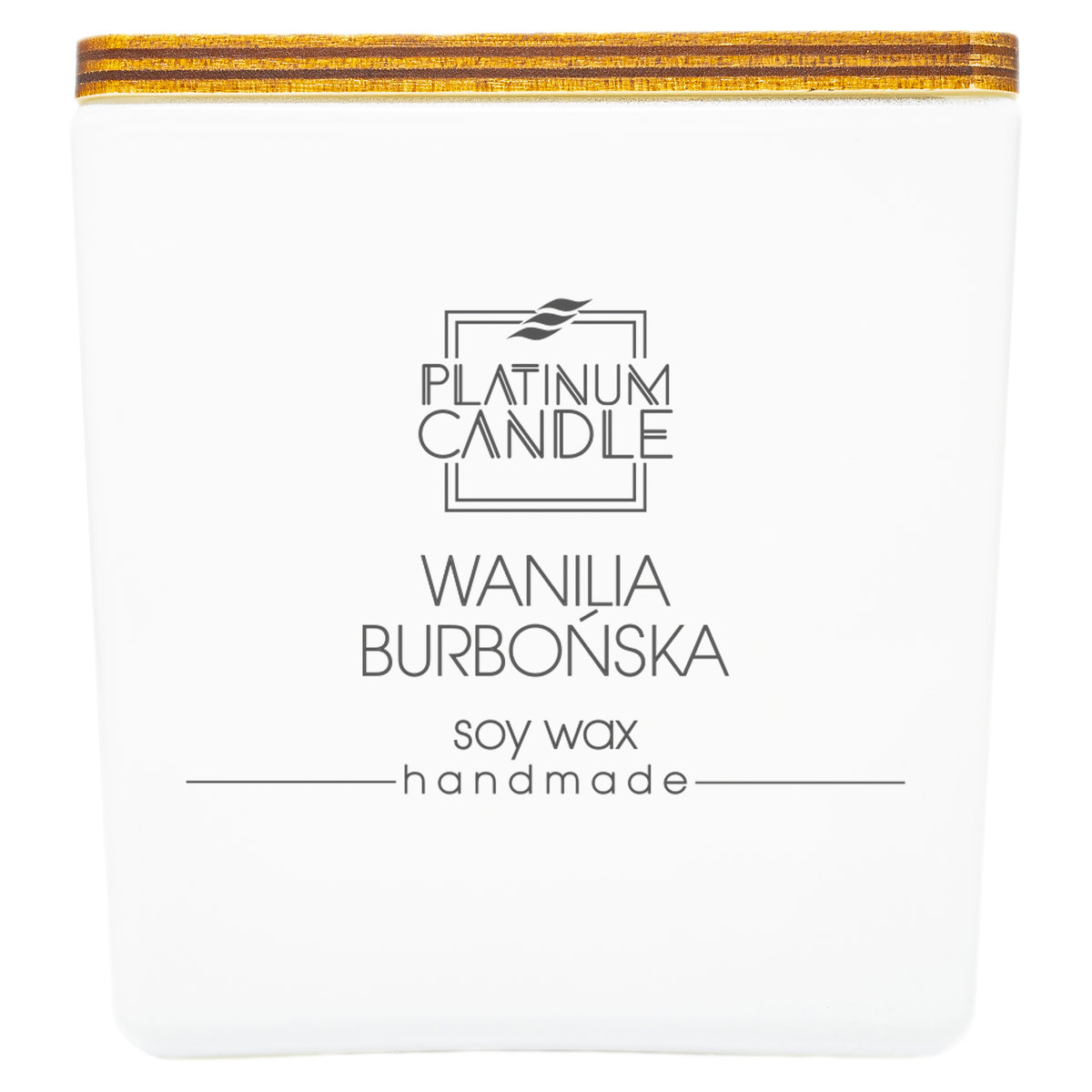 Świeca sojowa zapachowa WANILIA BURBOŃSKA 220g