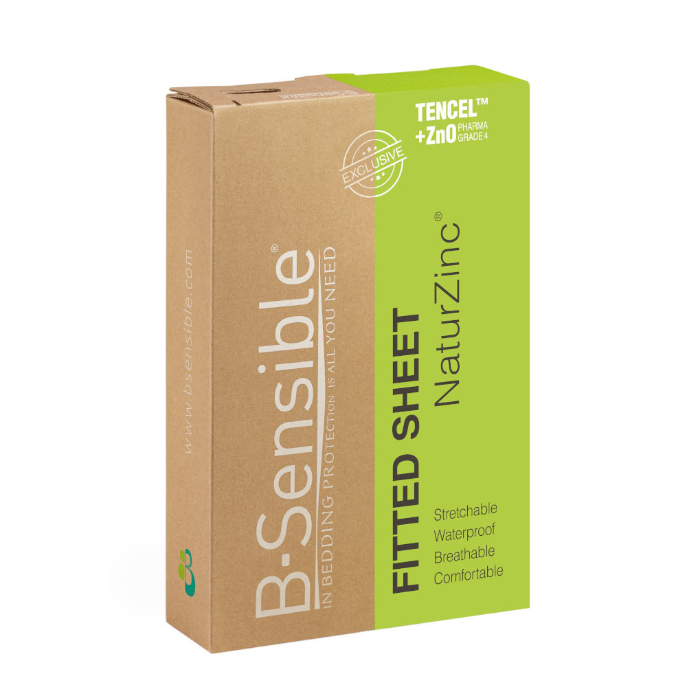 Ochraniacz wodoodporny NaturZinc B-Sensible 100x200 cm standard (do 26 cm)