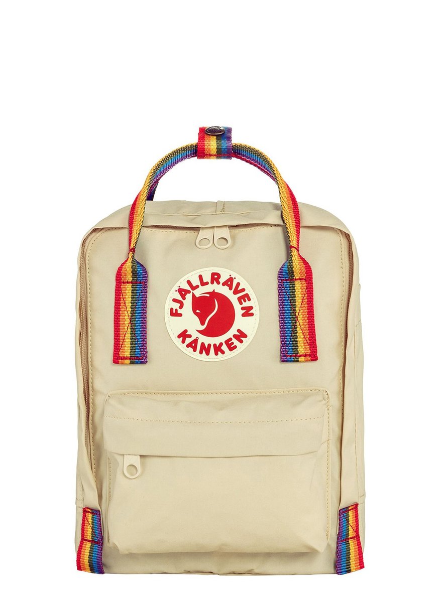 Fjällräven Kanken Rainbow Mini Plecak miejski 28 cm light oak-rainbow pattern