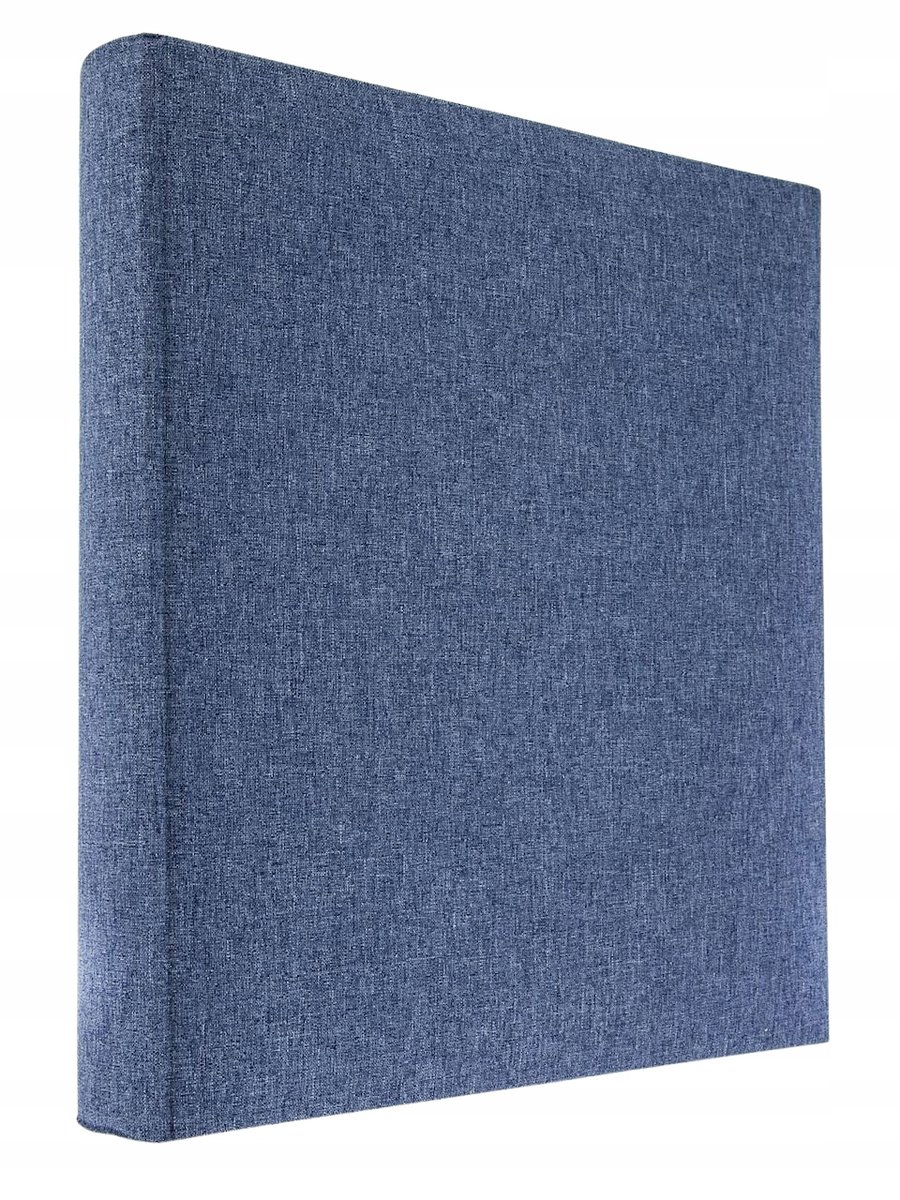 Album tradycyjny 60 czarnych stron Linen niebieski