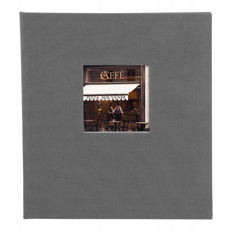 goldbuch Złota książka album fotograficzny z wycięciem na zdjęcie, Bella Vista, szary, 30x31 cm