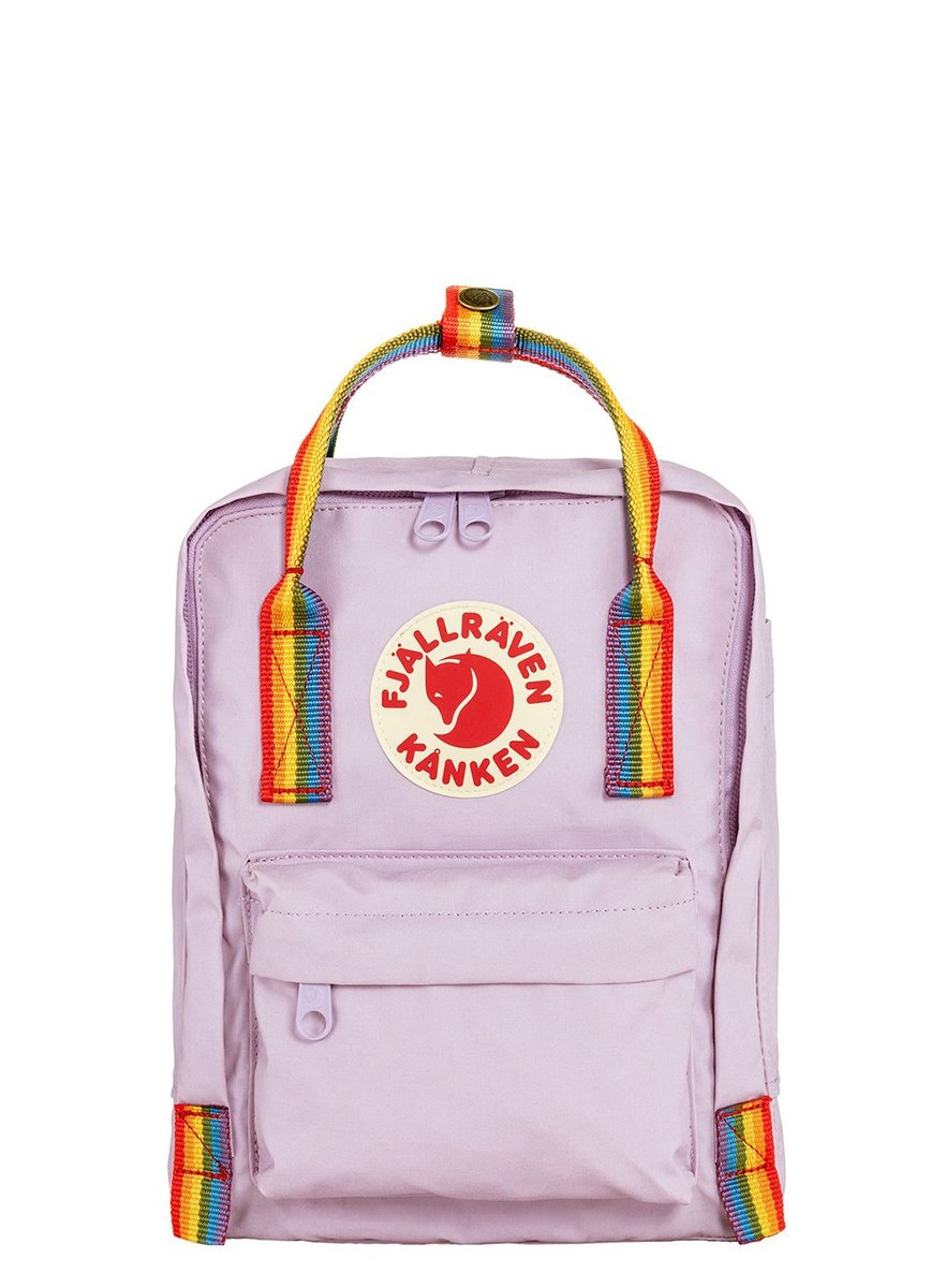 Fjällräven Kanken Rainbow Mini Plecak miejski 28 cm pastel lavender-rainbow