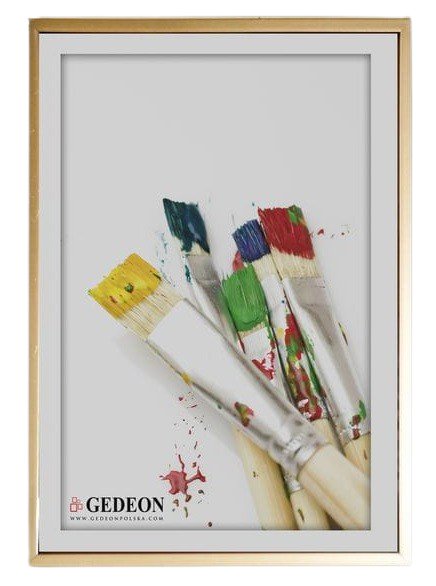 Ramka na zdjęcia złota plexi 60x80 cm