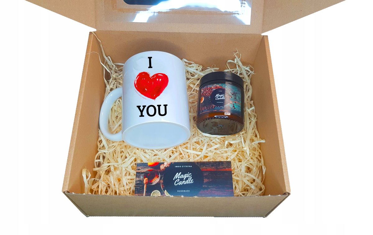 Prezent na dzień kobiet świeczki sojowe kubek