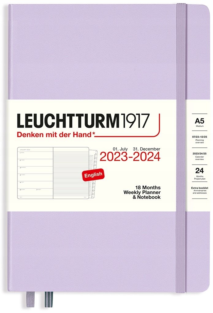 LEUCHTTURM1917 Planer kalendarz książkowy A5 tyg.