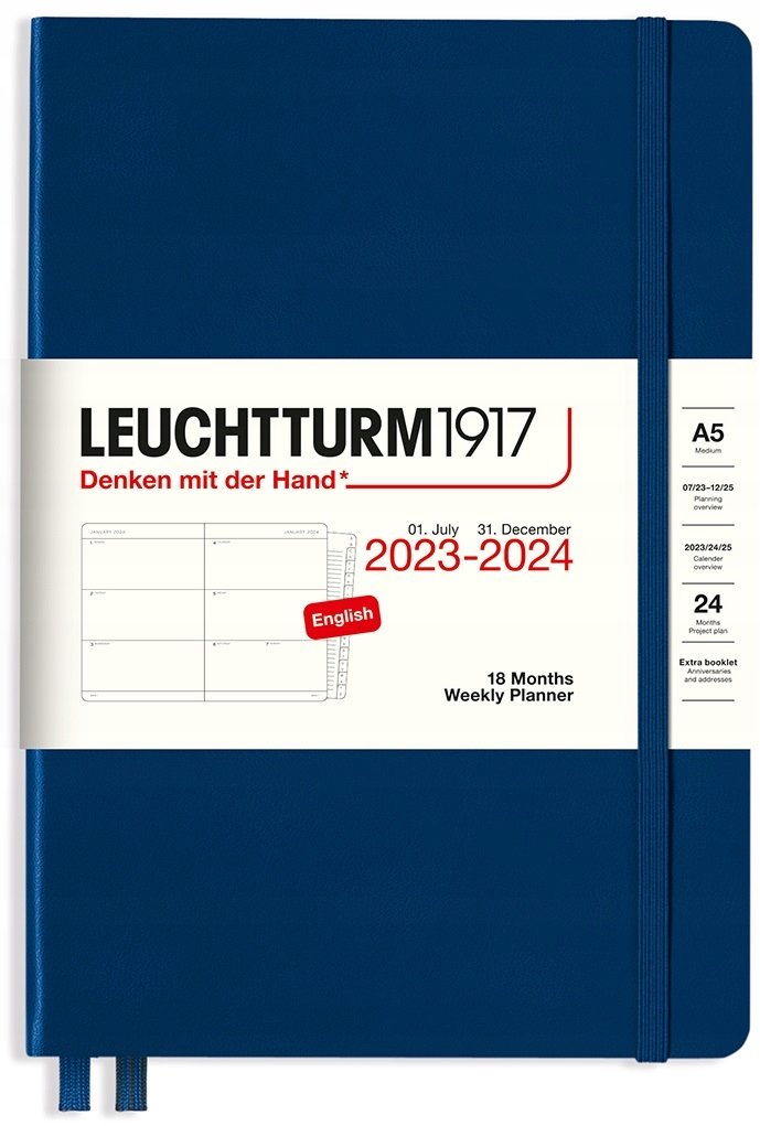 LEUCHTTURM1917 Planer kalendarz książkowy A5 tyg.