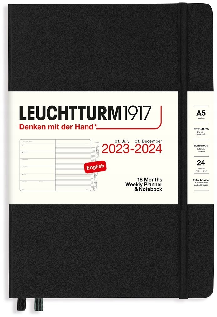 LEUCHTTURM1917 Planer kalendarz książkowy A5 tyg.