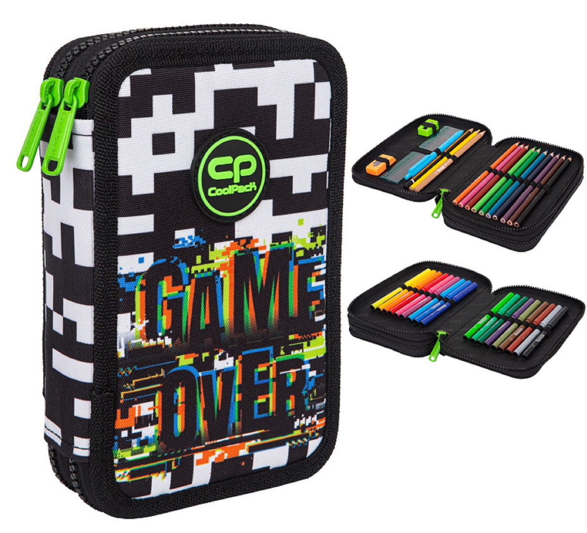 Piórnik z wyposażeniem Coolpack Jumper 2 Game Over
