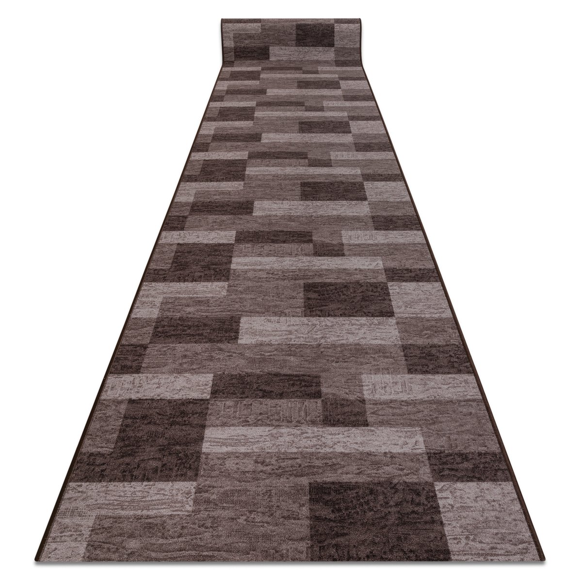 CHODNIK podgumowany ICONA brąz 80cm, 80x200 cm