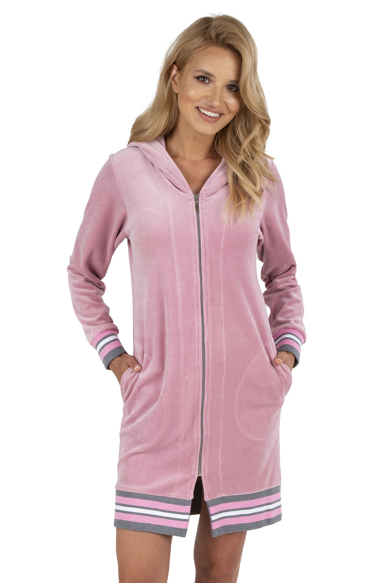 Vivisence 5018 różowy XL Nocna szlafrok