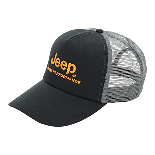 Jeep O102630-B968 XP Czapka Baseball Mesh z Haftem Logo Xtreme Wydajność JX22A Mężczyźni Black/Sun Orange XL