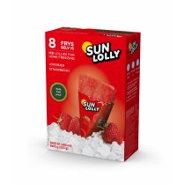 Sunquick Lody do zamrażania w domu o smaku truskawkowym 8 x 60 ml