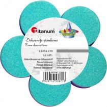 Titanum Dekoracje piankowe kwiaty 12 szt.