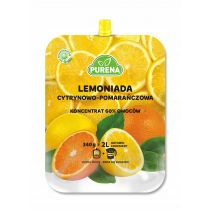 Purena Koncentrat lemoniady cytrynowo-pomarańczowej na 2l Zestaw 6 x 340 g