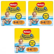Huggies Pieluchy do pływania 5-6 Little Swimmers (12-18 kg) Zestaw 3 x 11 szt.