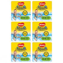 Huggies Pieluchy do pływania 3-4 Little Swimmers (7-15 kg) Zestaw 6 x 12 szt.