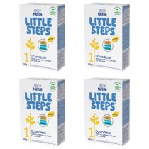 Nestle Little Steps 1 Mleko początkowe w proszku dla niemowląt od urodzenia Zestaw 4 x 500 g