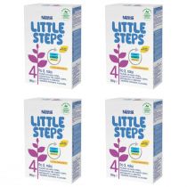 Nestle Little Steps 4 Produkt na bazie mleka dla małych dzieci po 2. roku o smaku waniliowym Zestaw 4 x 500 g