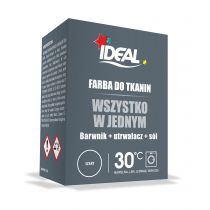 Ideal Farba do tkanin szara All in one Mini 230 g