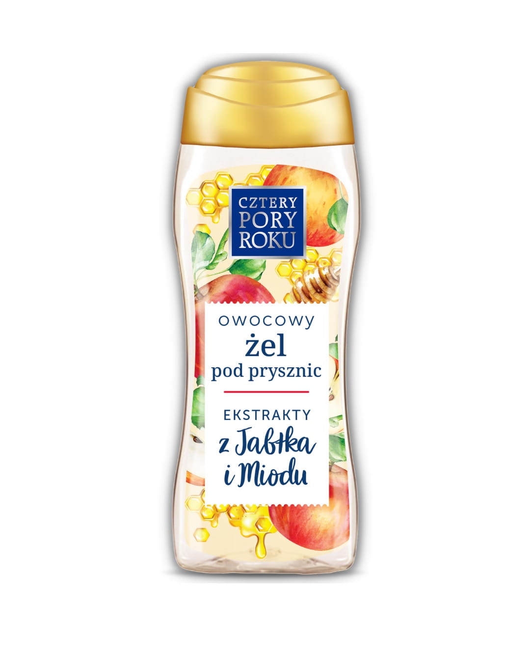 Cztery Pory Roku Żel pod prysznic Jabłko i miód 300 ml