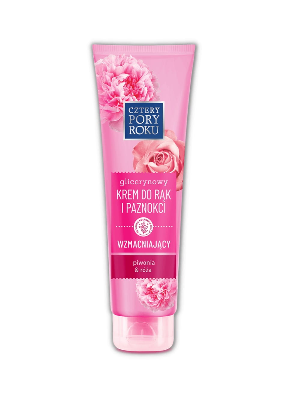 Cztery Pory Roku Krem do rąk i paznokci Piwonia&Róża 130 ml