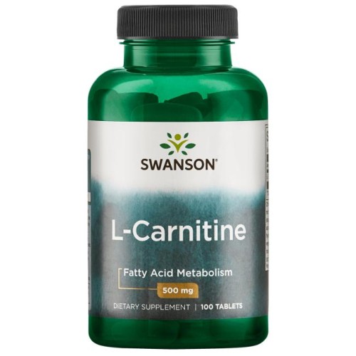 SWANSON Health Products L-Karnityna 500 mg 100 tabletek