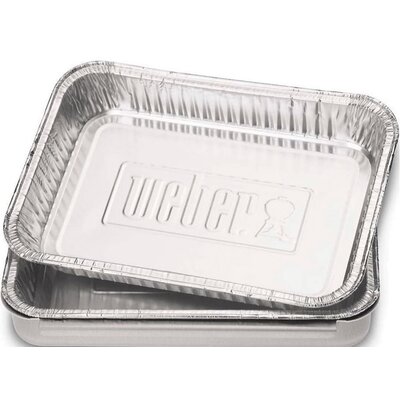 Weber Aluminiowe miski ociekowe do grillowania, małe (6415)