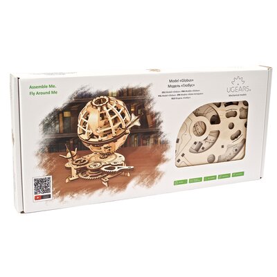 Ugears Globus Puzzle 3D Model Mechaniczny